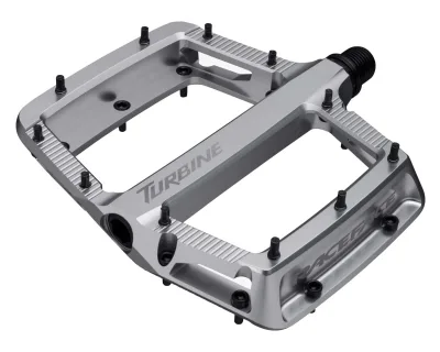 Педалі RACE FACE TURBINE AM 2026, Алюмінієві, (SILVER) Сріблясті