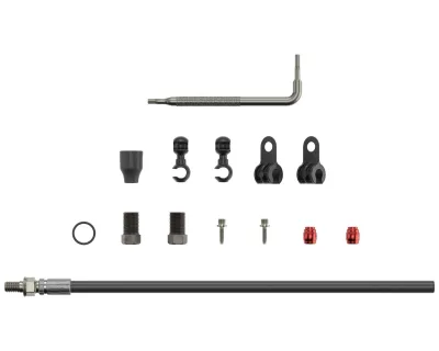 Гідролінія SRAM Threaded Inline Crimp 2000 мм (Blk) Чорна, універсальна