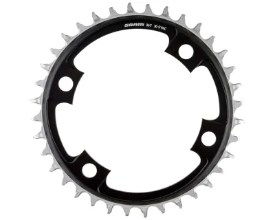 Звезда SRAM ROAD 36T 107 BCD X-SYNC (BLAST BLACK) Черный