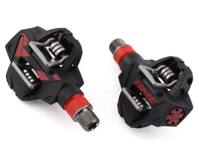 Педалі TIME ATAC XC 12 XC/CX з ATAC Cleats (Black/Red Чорний/Червоний) карбонові