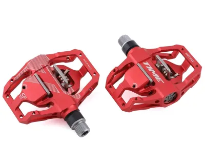 Педалі TIME Speciale 12 Enduro алюмінієві з ATAC Cleats (Red Червоний) контактні