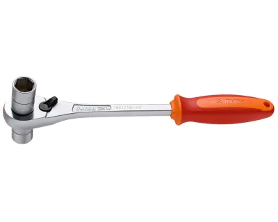 Ключ Unior Tools храповый для гайки 14 х 15 мм (красный)