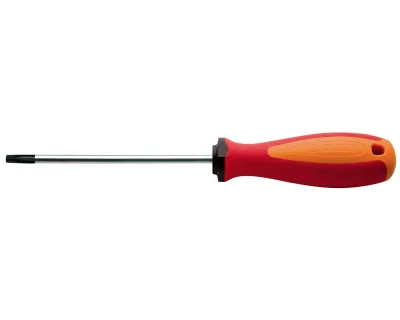 Отвертка Unior Tools Torx TR 10 (антивандальная) (Красная)