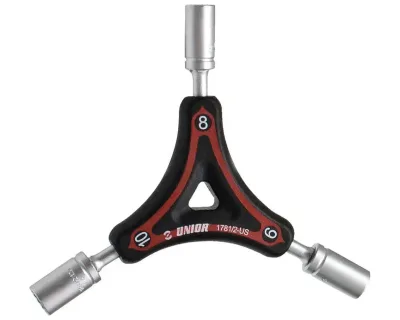 Трёхсторонний торцевой ключ Unior Tools 8x9x10 (Red)