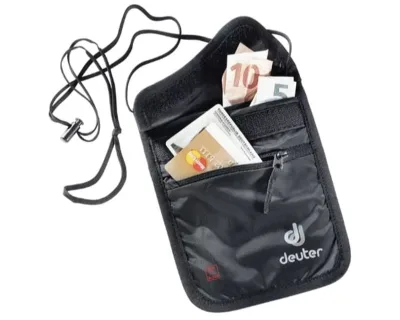 Кошелек DEUTER Security Wallet II RFID BLOCK (цвет Black) на шею