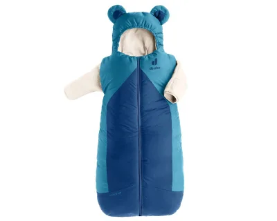 Спальник DEUTER Micro Star (колір Wave-Nightblue) синтетичний, середній зіпер