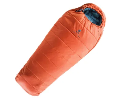 Спальник DEUTER Starlight Pro (колір Paprika-Slateblue) дитячий, лівий зіпер