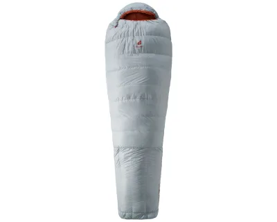 Спальник DEUTER Astro Pro 400 EL (колір Tin-Paprika) подовжений пуховий, лівий