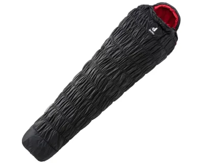 Спальник DEUTER Exosphere 0° L (колір Black-Fire) синтетичний, лівий, подовжений