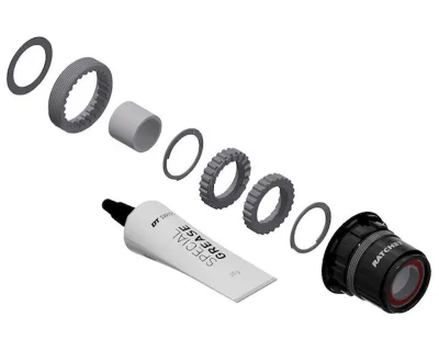 Барабан DT SWISS Ratchet Star Ratchet KIT, алюмінієвий, SRAM XDR, для шосе