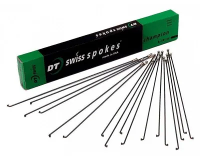 Шприхи DT Swiss Champion Standard 2.0 мм x 292 мм (Чорний) - 100 шт