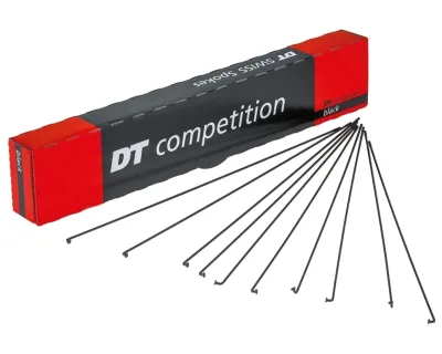 Шприхи DT SWISS Competition Race 2.0/1.6/2.0 x 298 мм, 100 шт, (Чорний)