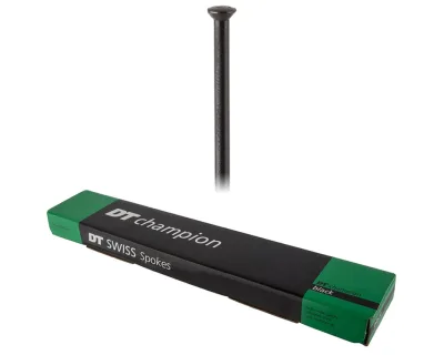 Шприхи DT SWISS Champion Straightpull 2.0 x 290 мм, 100 шт, (Чорний)