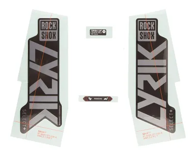 Набор наклеек RockShox LYRK SELECT+ 27/29" (Глянцевый, Темно-Синий) SRAM