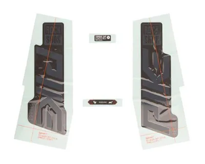 Набор наклеек RockShox PIKE SELECT 27/29" (Матовый Серый/Черный) SRAM