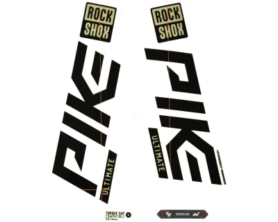 Набір наліпок RockShox PIKE ULTIMATE 27/29" (Глянцевий, Світло-Блакитний) SRAM