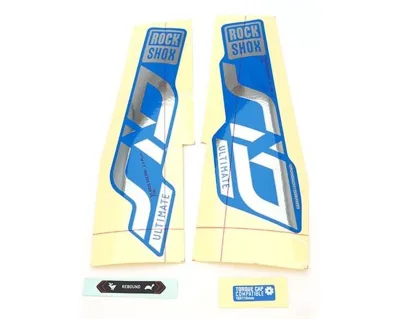 Набір наліпок RockShox SID ULTIMATE 120 29" (Глянцевий, Синій) SRAM