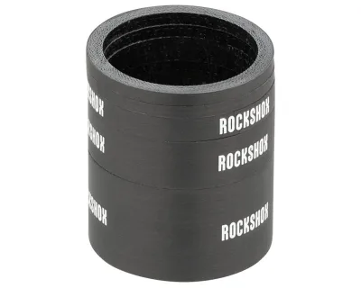 Проставки RockShox UD Carbon (Глянцевий Білий Лого) Набір 2.5/5/10/20 мм SRAM