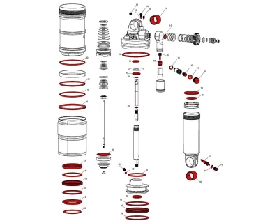 Сервісний набір Full Monarch XX B1 RockShox SRAM