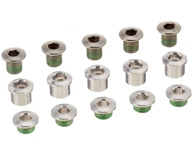 Комплект Болтов Звезды 5 шт Алюминиевый/Сталь (Silver) Sram