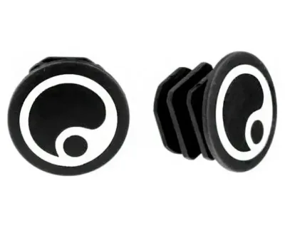 Заглушки Ergon end plugs для гріпсів GXR (чорний/білий)