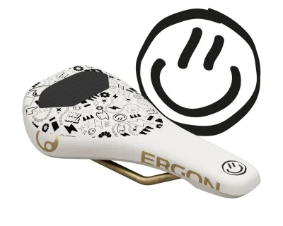 Сідло Ergon SM Downhill Comp Vali H?ll Edition (біле)