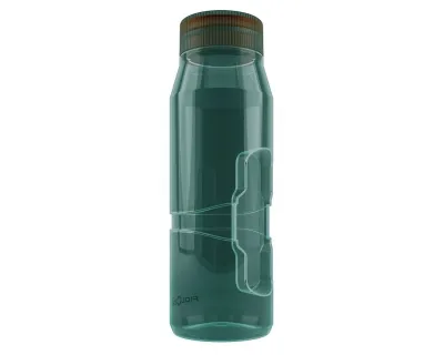 Сменная фляга TWIST replacement bottle 700мл Fidlock, transparent / green (прозрачный / зеленый)