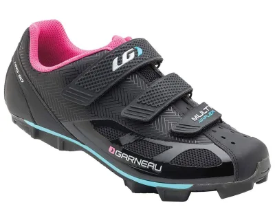 Велотуфли Multi Air Flex GARNEAU W (Black/Purple) чёрный/фиолетовый, 36
