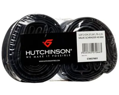 Набір з 2х камер 27.5x1.70-2.35 HUTCHINSON (VS 40 мм) звичайний ніпель