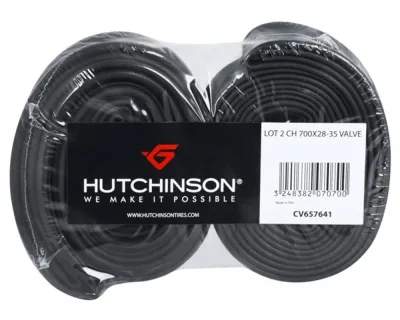 Набір з 2х камер 700x28-35 HUTCHINSON (VS 40 мм) звичайний ніпель