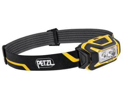 Налобний ліхтар Aria 2R PETZL, 450 люмен, акумулятор Core, (Black/Yellow) чорний/жовтий