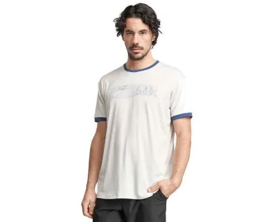 Футболка Beaver SS Tee RACE FACE, (Oatmeal/Blue) вівсяно-синя, Medium