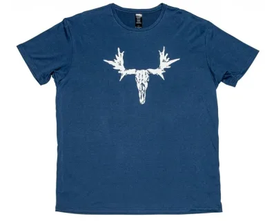 Футболка Moose SS Tee RACE FACE, (Navy) темно-синя, Medium