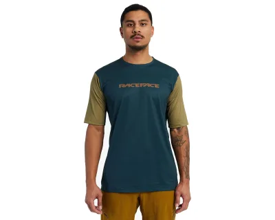 Велофутболка Indy SS Jersey RACE FACE, (Pine) соснова, Medium