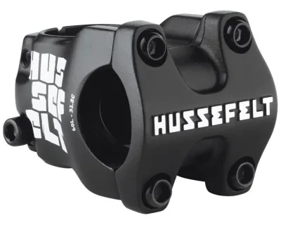 Вынос руля HUSSEFELT 12A ST HUSS SRAM, 31.8 мм, 0°, 60 мм, (Blast Black) матовый чёрный