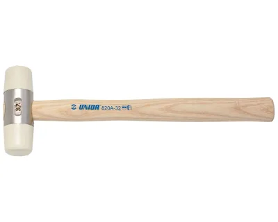 Молоток Unior Tools 820A, с мягким бойком из полиуретана, ? 27 мм