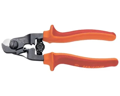 Ножницы-Кусачки Unior Tools 584/4BI-US для Обрезки Оплетки, (красный/синий)
