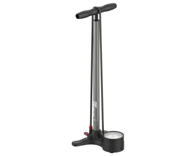 Підлоговий насос Lezyne Sport Floor Drive, манометр 3,5", (Silver) сріблястий, 220 psi