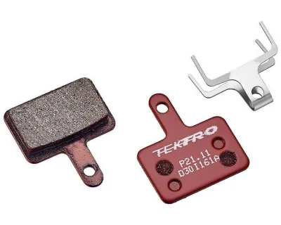 Гальмівні колодки Tektro P21.11, металокераміка, (Red) червоний, упаковка 10 пар