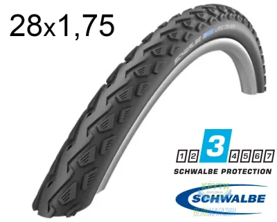 Покрышка 28X1.75 (47X622) Schwalbe Land Cruiser
