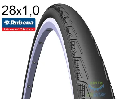 Покришка 700X25C (25-622) Mitas (Rubena) Syrinx V80 Classic, Чорна