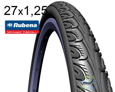 Покришка 27X1.1/4 (32-630) Mitas (Rubena) Hook V69 Classic, Чорна