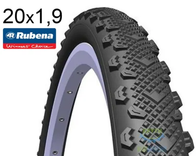 Покришка 20X1.90 (50-406) Mitas (Rubena) Winner V45 Classic, Чорна