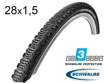 Покришка 28X1.50 700X38C (40-622) Schwalbe Cx Comp K-Guard Active B/B-Sk Hs369 SBC, 50 EPI