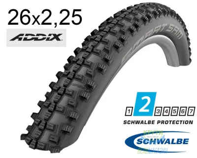 Покришка 26X2.25 (57-559) Schwalbe Smart Sam Performance Folding B/B-Sk Hs476 Addix, 67 EPI Ek