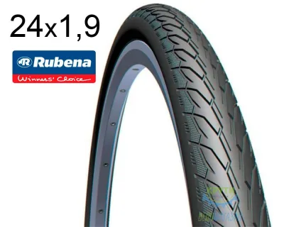Покришка 24X1.90 (50-507) Mitas (Rubena) Flash V66 Classic, Чорна