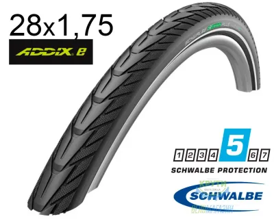 Покришка 28X1.75 (47-622) Schwalbe Energizer Plus G-Guard Twinskin B/B+RT  Hs492 Addix E, 67 EPI 33B