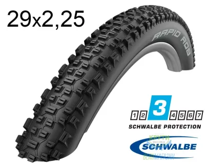 Покрышка 29X2.25 (57-622) Schwalbe Rapid Rob K-Guard