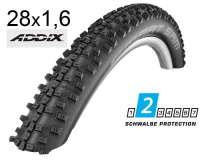 Покришка 28X1.60 700X40C (42-622) Schwalbe Smart Sam Performance B/B-Sk Hs476 Addix, 67 EPI