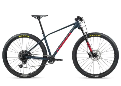 Велосипед Orbea Alma H10-Eagle 29 S 2021 Blue Bondi (Matte) - Bright Red (Gloss)